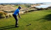 Cal playing the amazing Barnbougle Dunes Golf Course in Tasmania - best golfer at ETG!