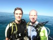 Nigel & Kris about to dive on the GBR