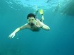 Callum checking out the Great Barrier Reef