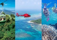 Cairns in a Day Combo - Rainforest Heli Reef