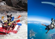 Thrills & Spills Combo - Skydive & Barron Raft