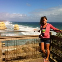 Alex at the 12 Apostles on the Great Ocean Road