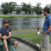 BBQ & beers on the banks of the Yarra river, Melbourne