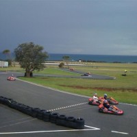 Go Karting at the Philip Island grand prix track in Victoria, 2 hours south of Melbourne