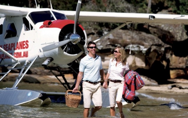 Seaplane Scenic Flight & Dining - Sydney